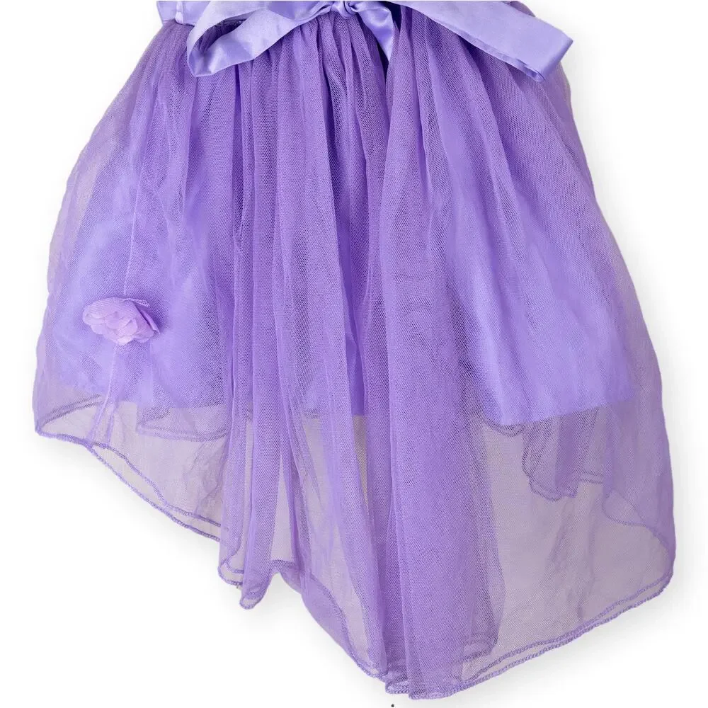 Shein Girls Purple Lavender Party Dress Sleeveless 68 (3-6 months)